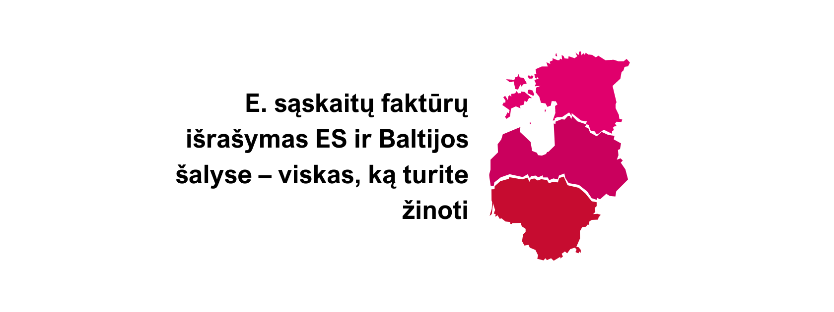 ● E. sąskaitų faktūrų išrašymas – geriausi sprendimai ir programinė įranga ES ir Baltijos šalyse – „Finbite“